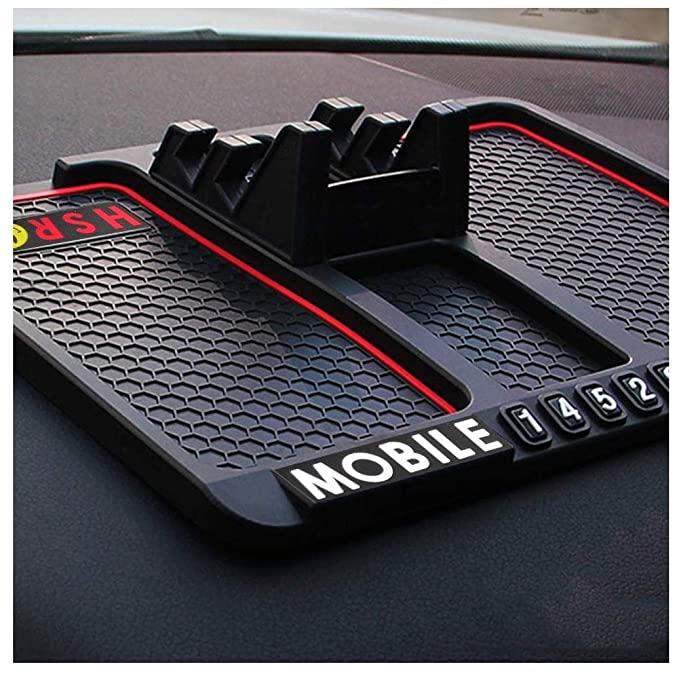 Multifunction Phone GPS Holder Anti-Slip Silicone Pad For Car Dashboard